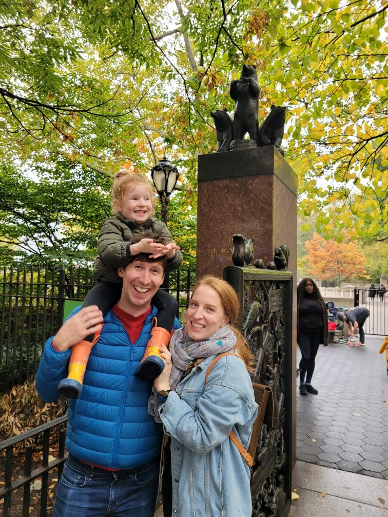 Thomas and family in the park
